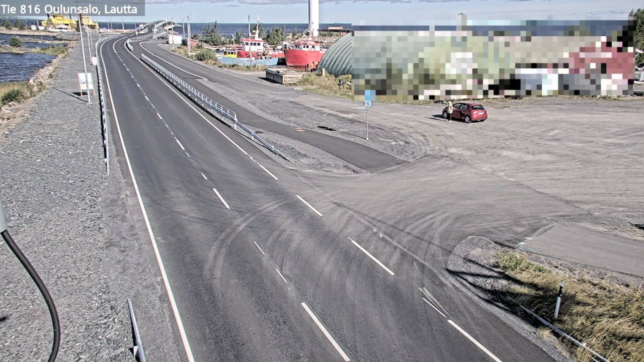 Kelikamerat Kuva Tie 816 Oulunsalo, lauttaranta, Oulu, Pohjois-Pohjanmaa