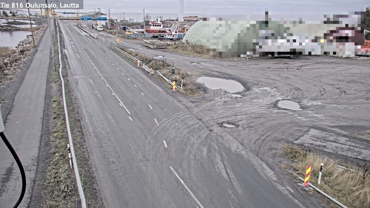 Kelikamerat Kuva Tie 816 Oulunsalo, lauttaranta, Oulu, Pohjois-Pohjanmaa