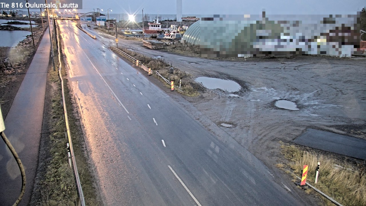 Kelikamerat Kuva Tie 816 Oulunsalo, lauttaranta, Oulu, Pohjois-Pohjanmaa