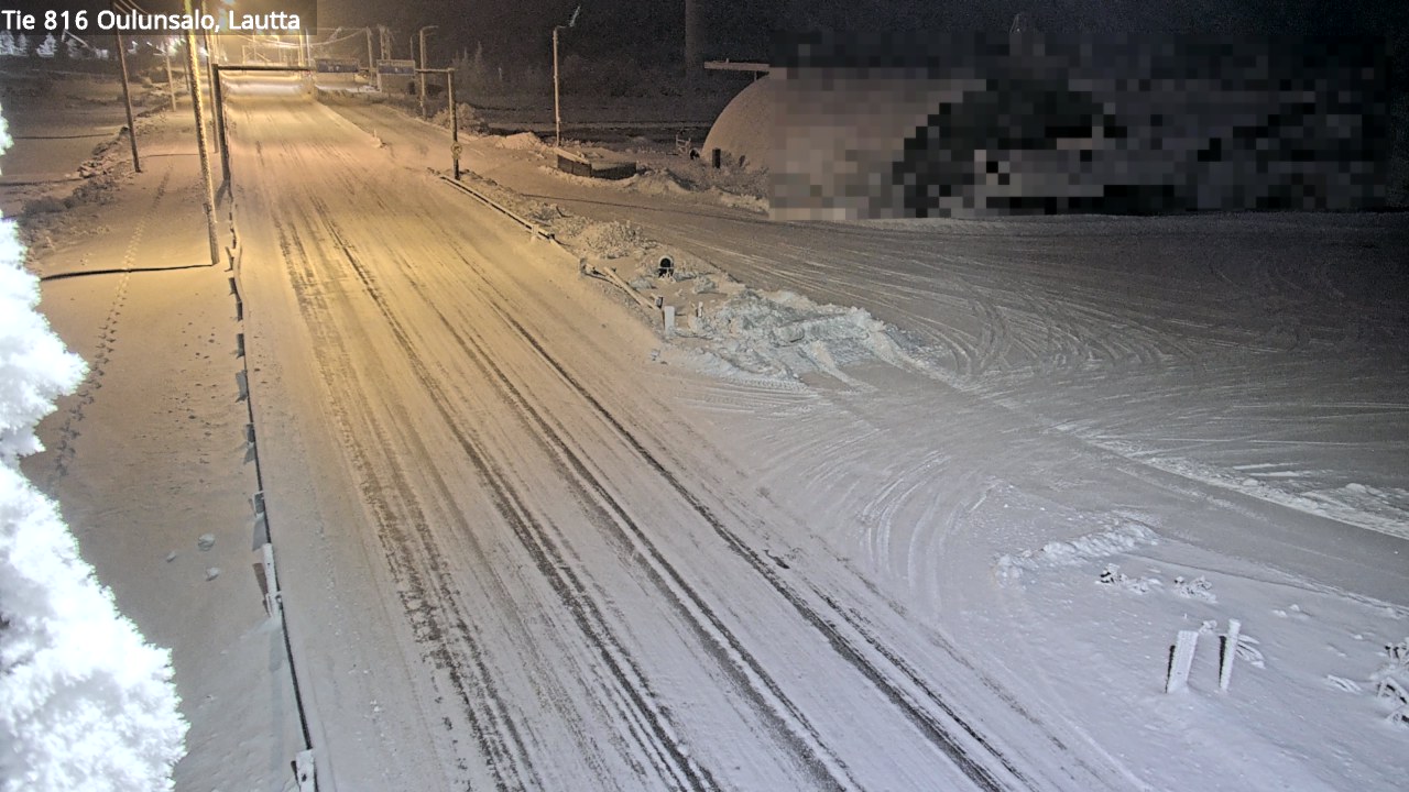 Weather Camera Image Road 816 Oulunsalo, Oulu, Pohjois-Pohjanmaa