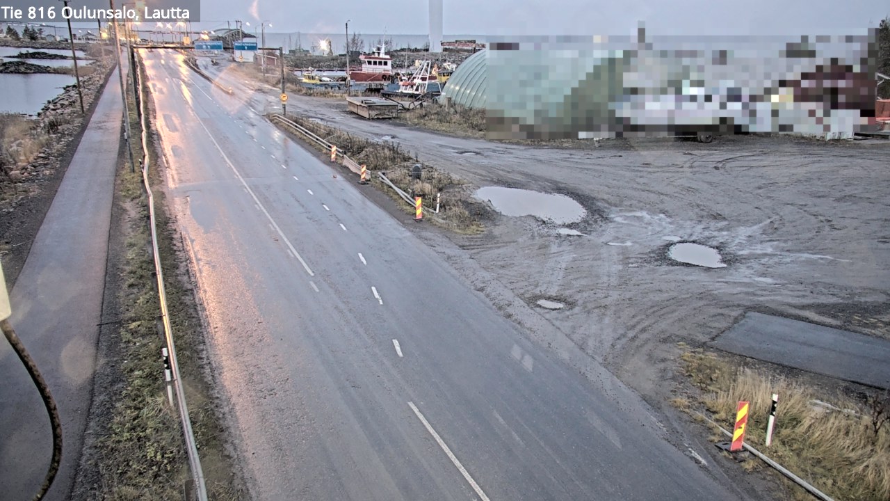 Kelikamerat Kuva Tie 816 Oulunsalo, lauttaranta, Oulu, Pohjois-Pohjanmaa