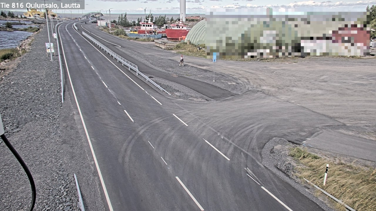 Kelikamerat Kuva Tie 816 Oulunsalo, lauttaranta, Oulu, Pohjois-Pohjanmaa