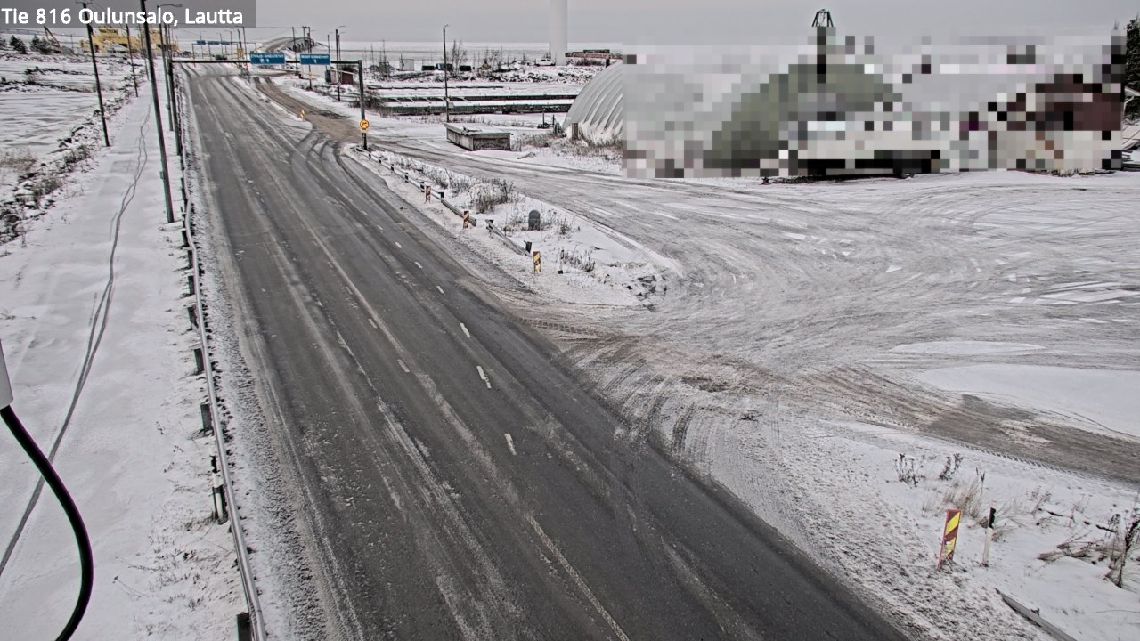 Weather Camera Image Väg 816 Uleåsalo, Oulu, Pohjois-Pohjanmaa