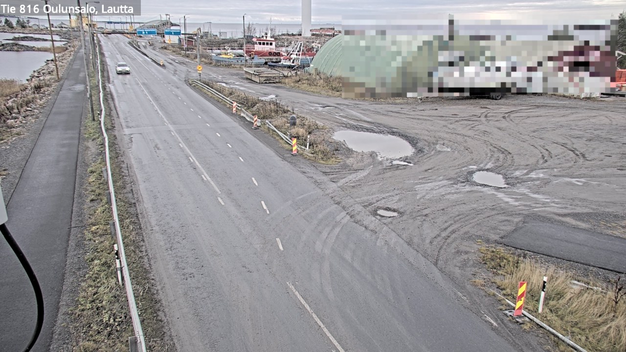 Kelikamerat Kuva Tie 816 Oulunsalo, lauttaranta, Oulu, Pohjois-Pohjanmaa