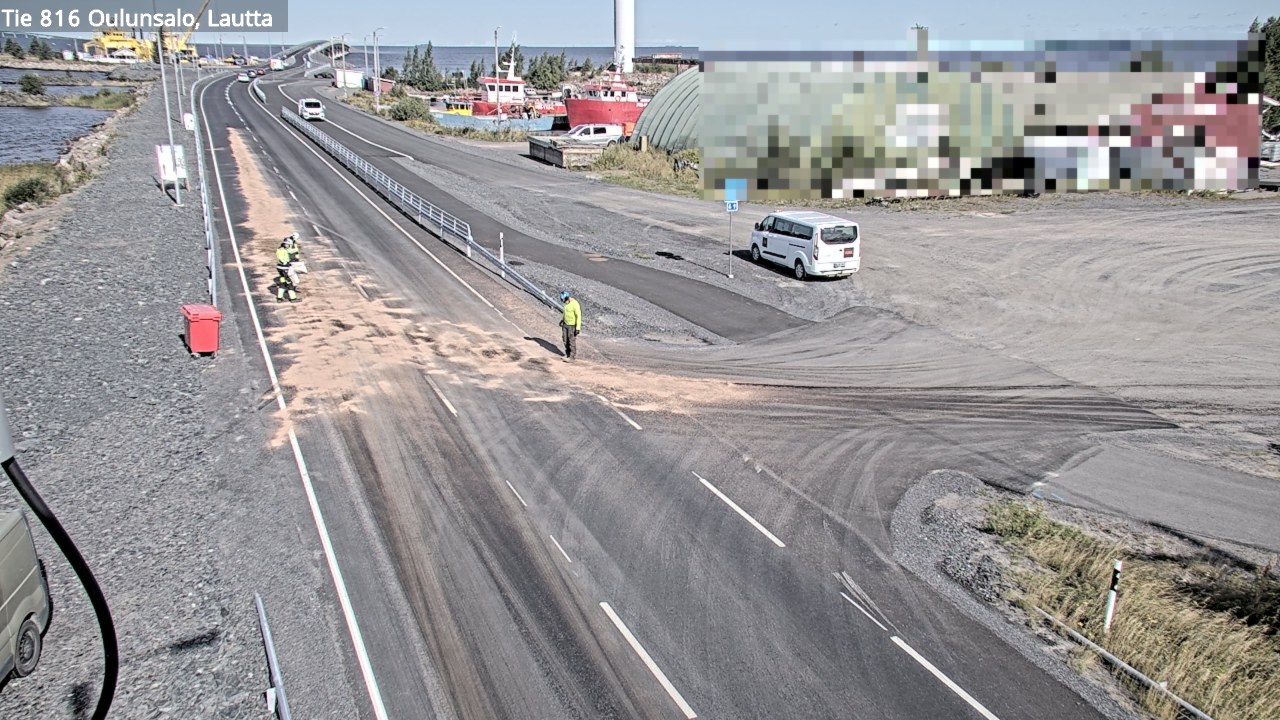 Weather Camera Image Road 816 Oulunsalo, Oulu, Pohjois-Pohjanmaa