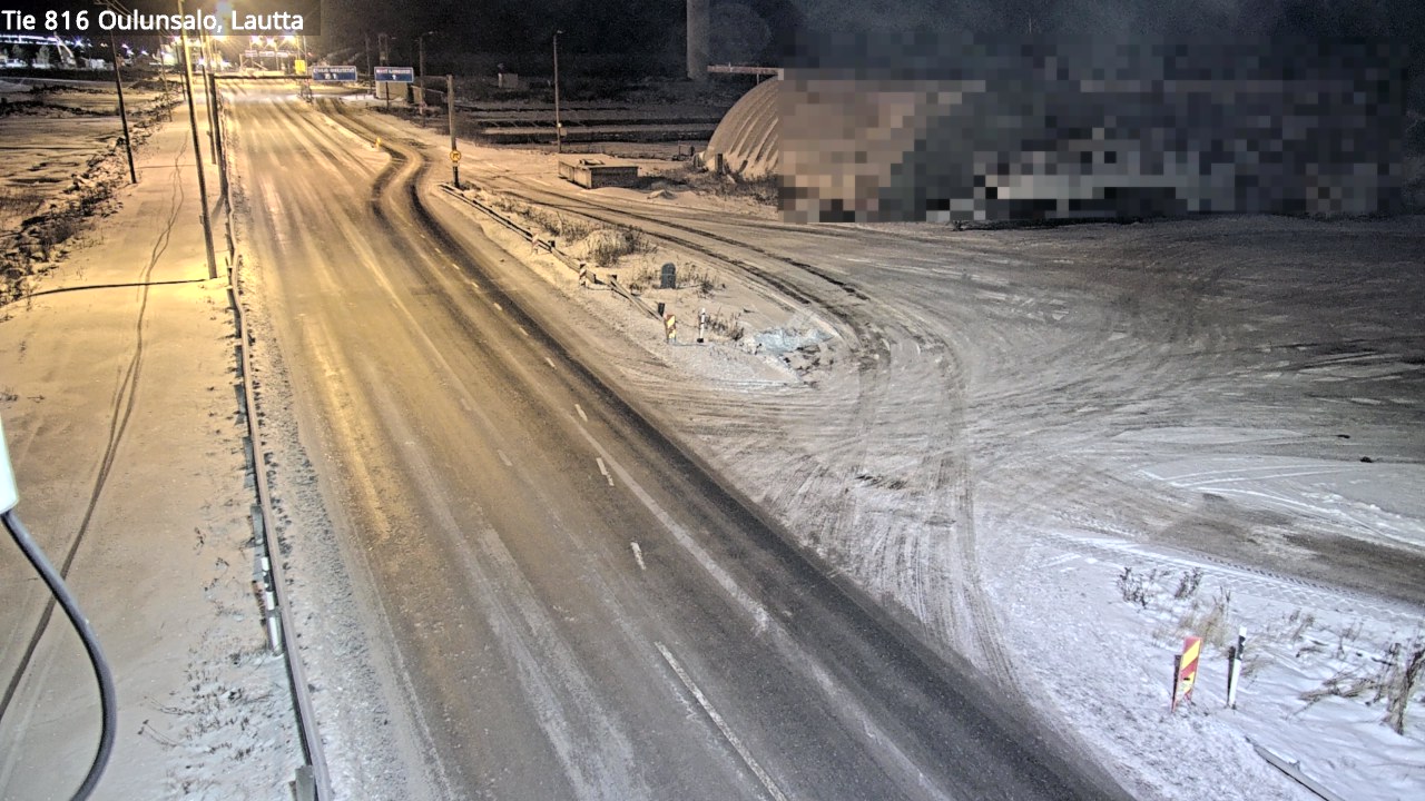 Weather Camera Image Väg 816 Uleåsalo, Oulu, Pohjois-Pohjanmaa