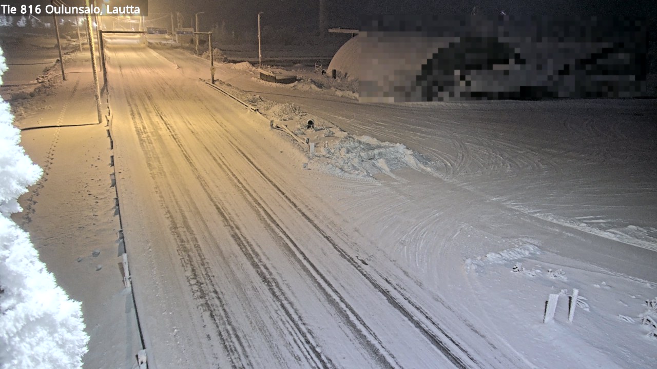 Weather Camera Image Road 816 Oulunsalo, Oulu, Pohjois-Pohjanmaa