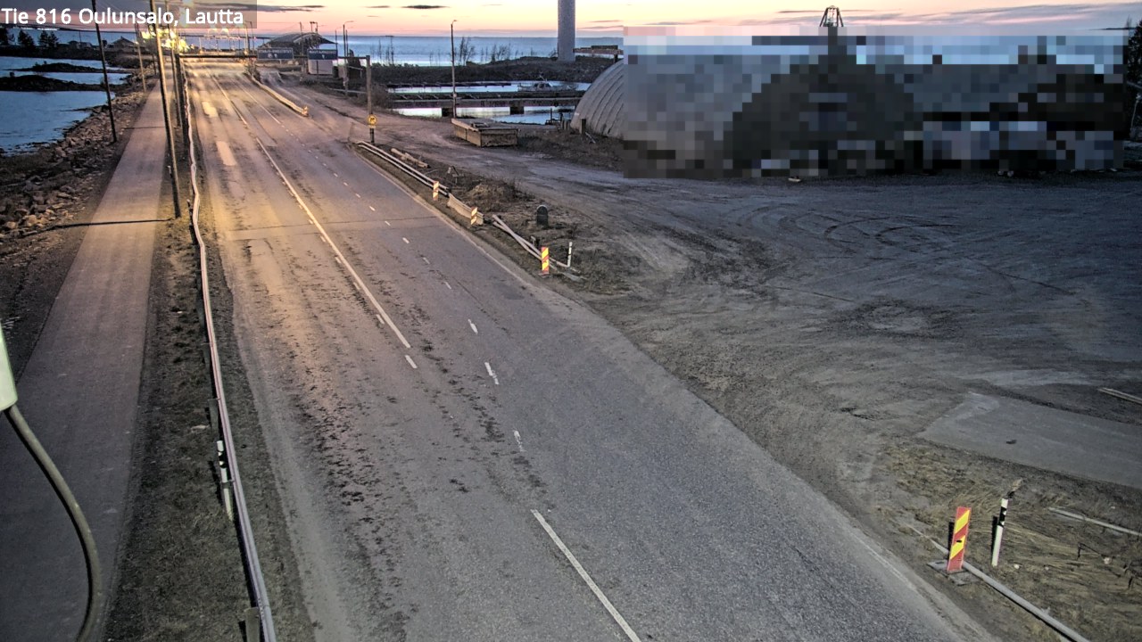 Weather Camera Image Road 816 Oulunsalo, Oulu, Pohjois-Pohjanmaa