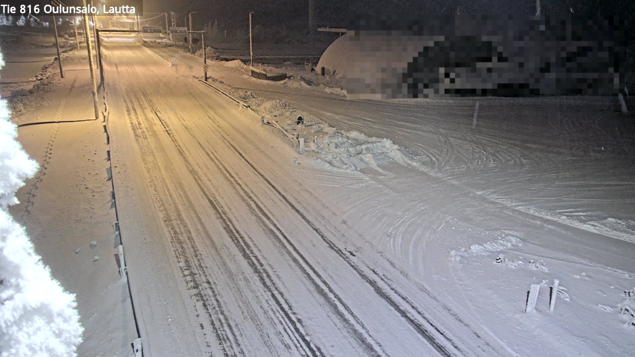 Weather Camera Image Road 816 Oulunsalo, Oulu, Pohjois-Pohjanmaa
