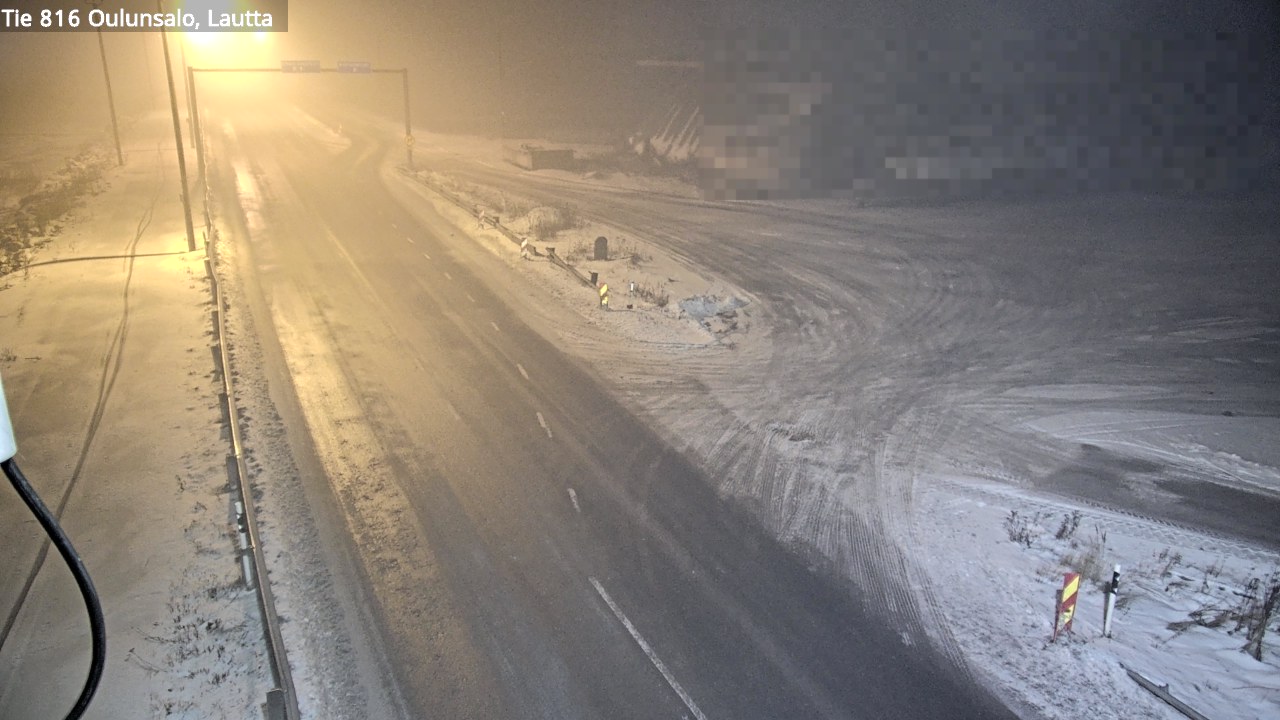 Weather Camera Image Väg 816 Uleåsalo, Oulu, Pohjois-Pohjanmaa