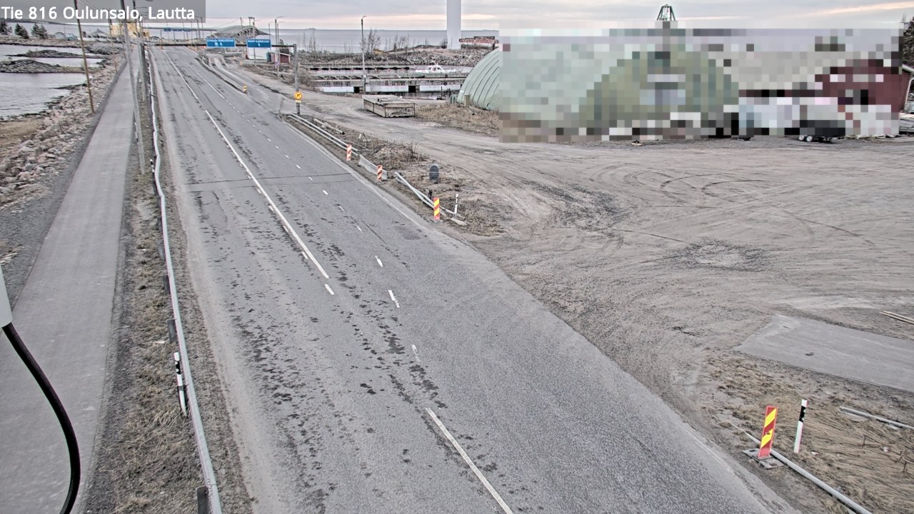 Weather Camera Image Väg 816 Uleåsalo, Oulu, Pohjois-Pohjanmaa