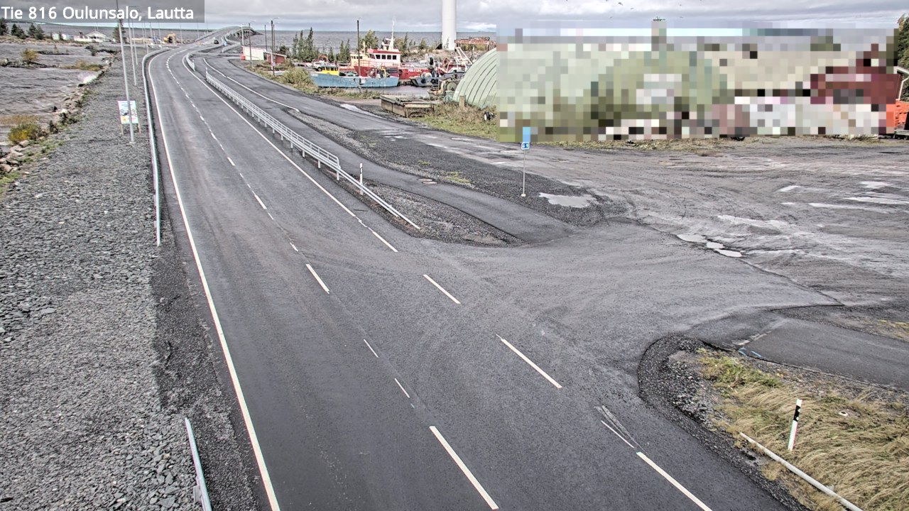 Kelikamerat Kuva Tie 816 Oulunsalo, lauttaranta, Oulu, Pohjois-Pohjanmaa
