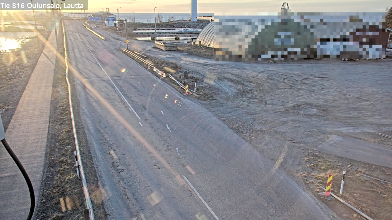 Weather Camera Image Road 816 Oulunsalo, Oulu, Pohjois-Pohjanmaa