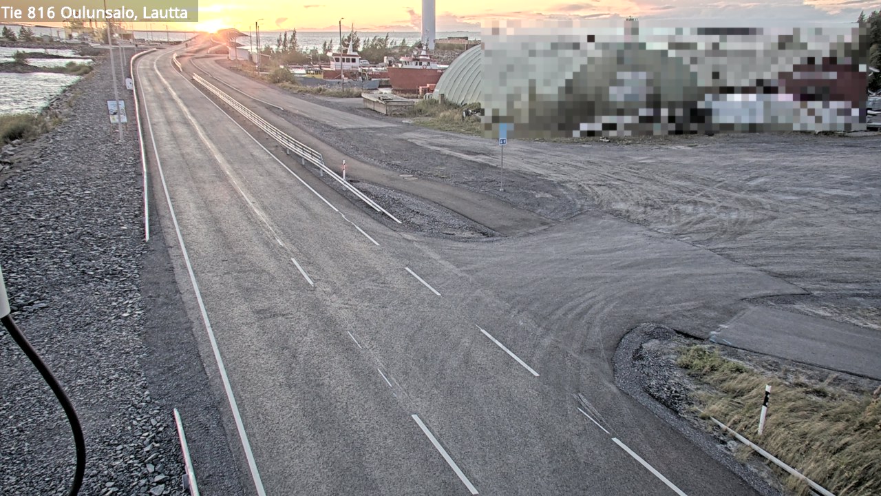 Kelikamerat Kuva Tie 816 Oulunsalo, lauttaranta, Oulu, Pohjois-Pohjanmaa
