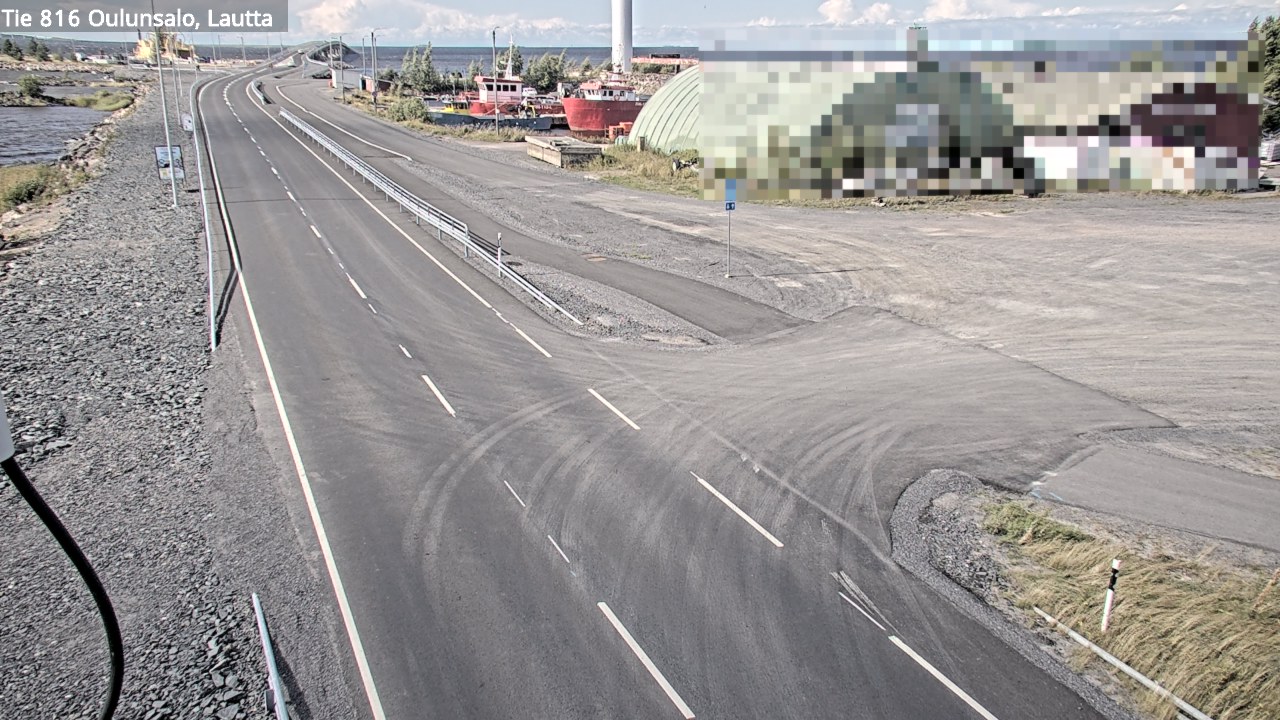 Kelikamerat Kuva Tie 816 Oulunsalo, lauttaranta, Oulu, Pohjois-Pohjanmaa