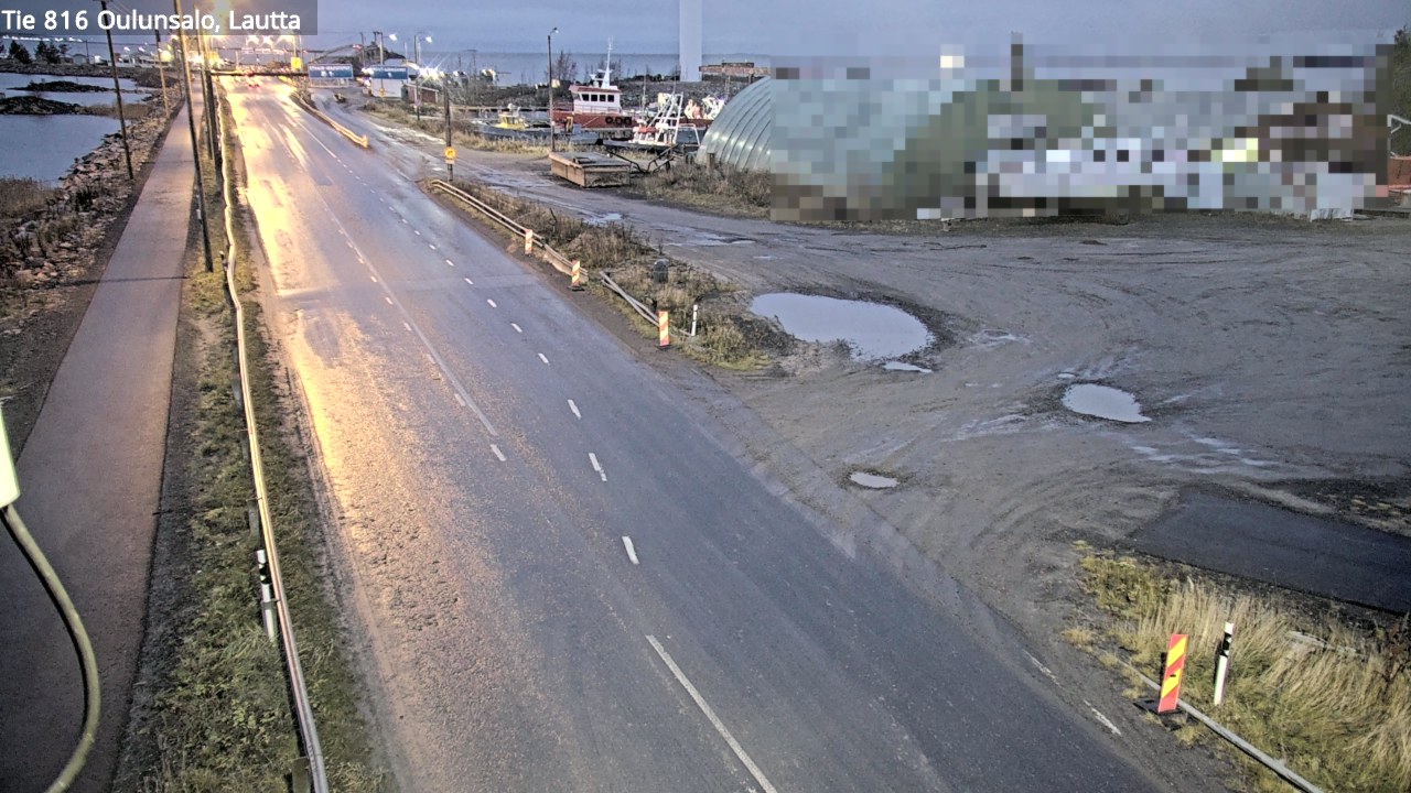 Kelikamerat Kuva Tie 816 Oulunsalo, lauttaranta, Oulu, Pohjois-Pohjanmaa