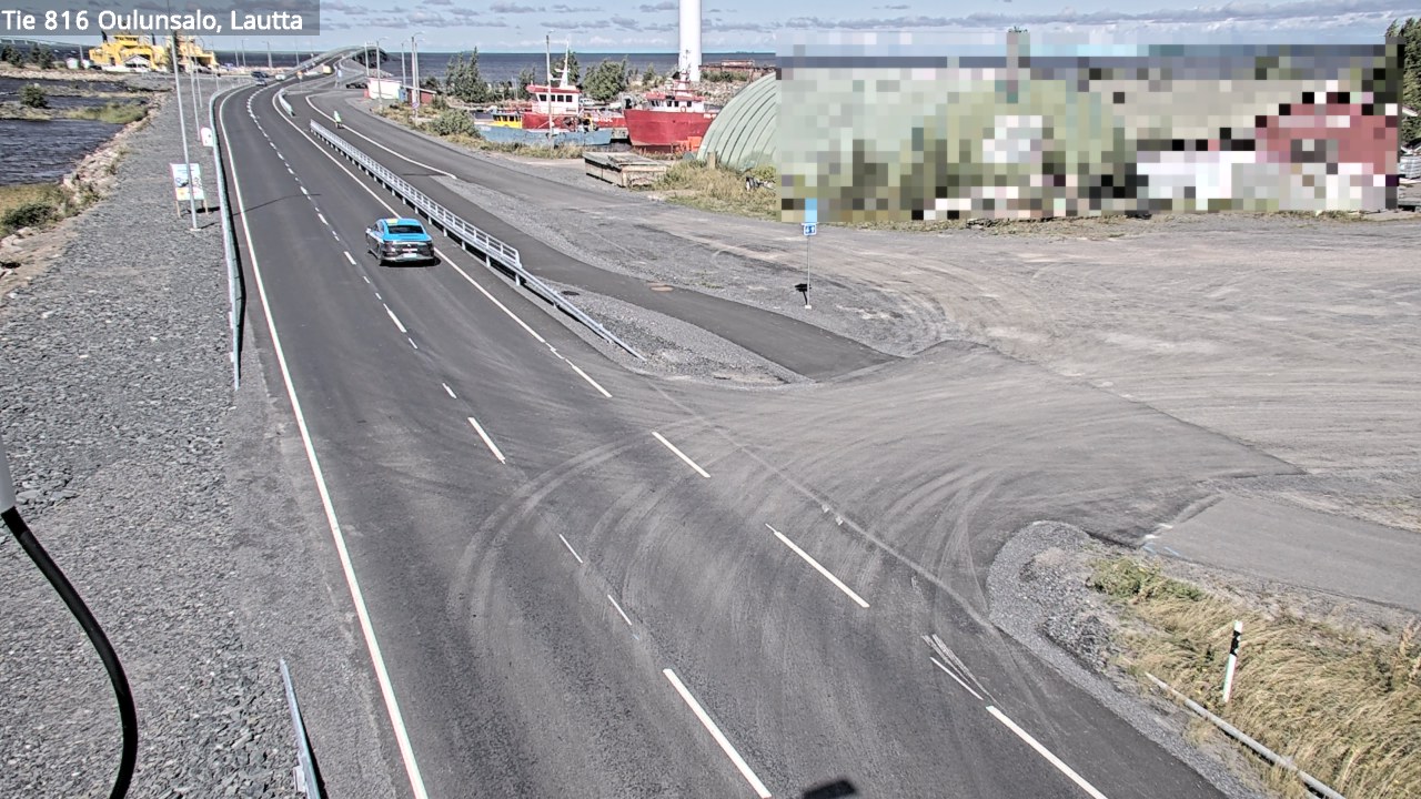 Kelikamerat Kuva Tie 816 Oulunsalo, lauttaranta, Oulu, Pohjois-Pohjanmaa