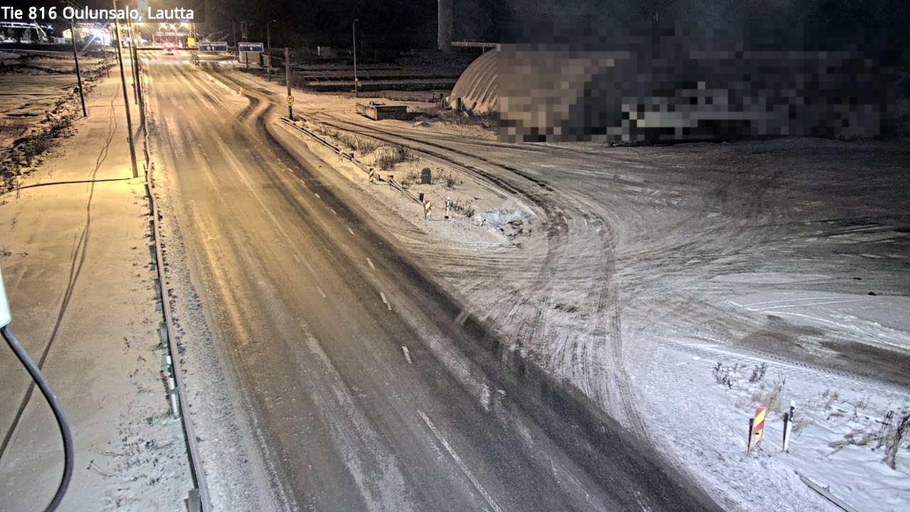Weather Camera Image Väg 816 Uleåsalo, Oulu, Pohjois-Pohjanmaa