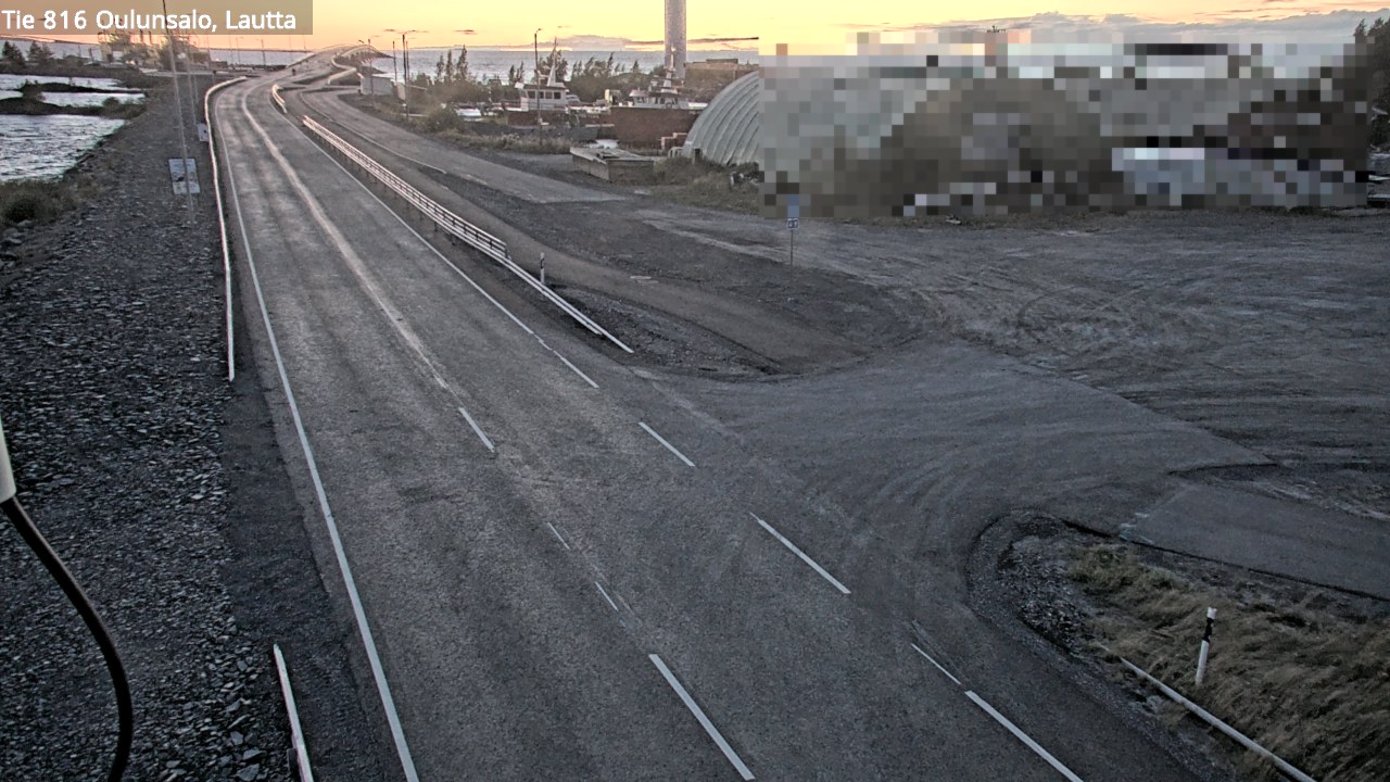 Kelikamerat Kuva Tie 816 Oulunsalo, lauttaranta, Oulu, Pohjois-Pohjanmaa