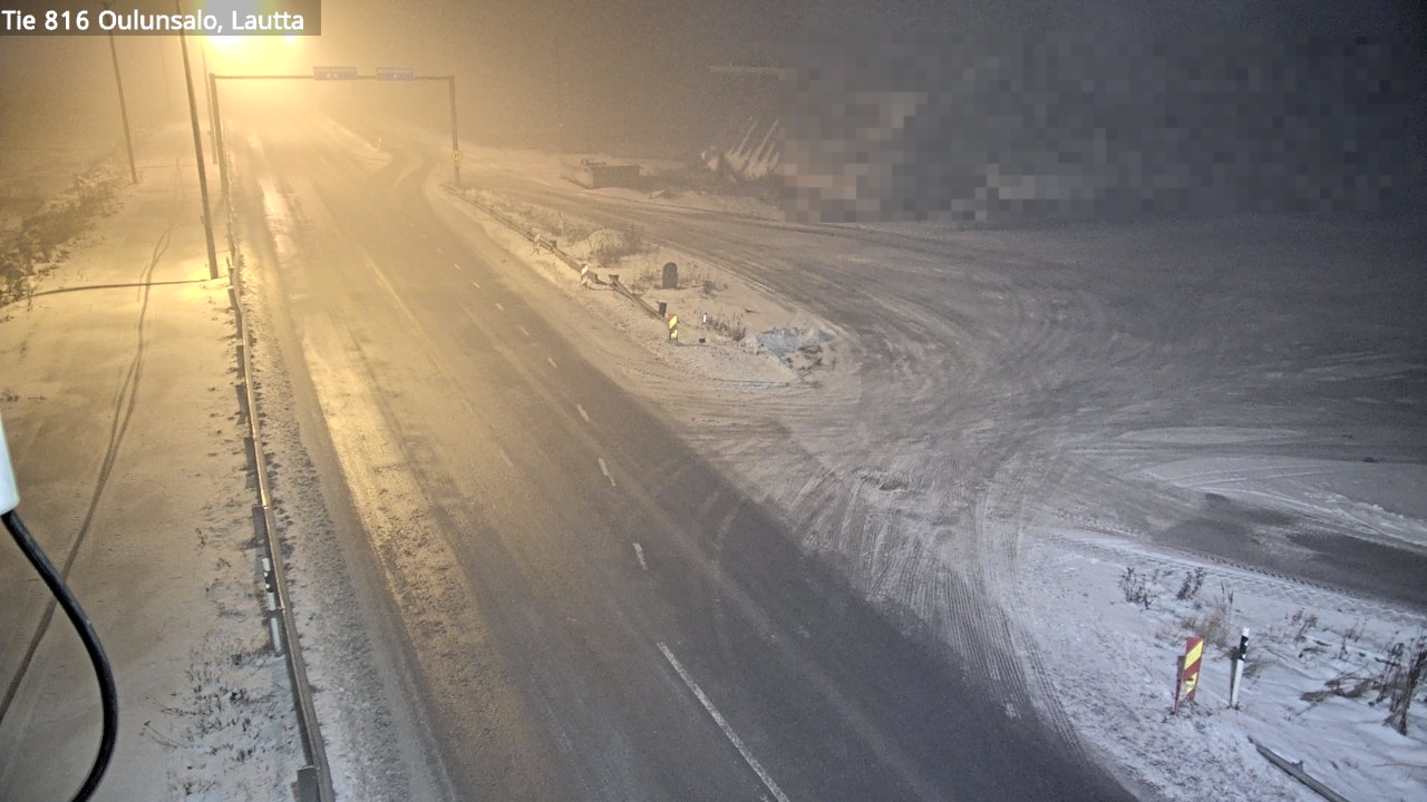 Weather Camera Image Väg 816 Uleåsalo, Oulu, Pohjois-Pohjanmaa