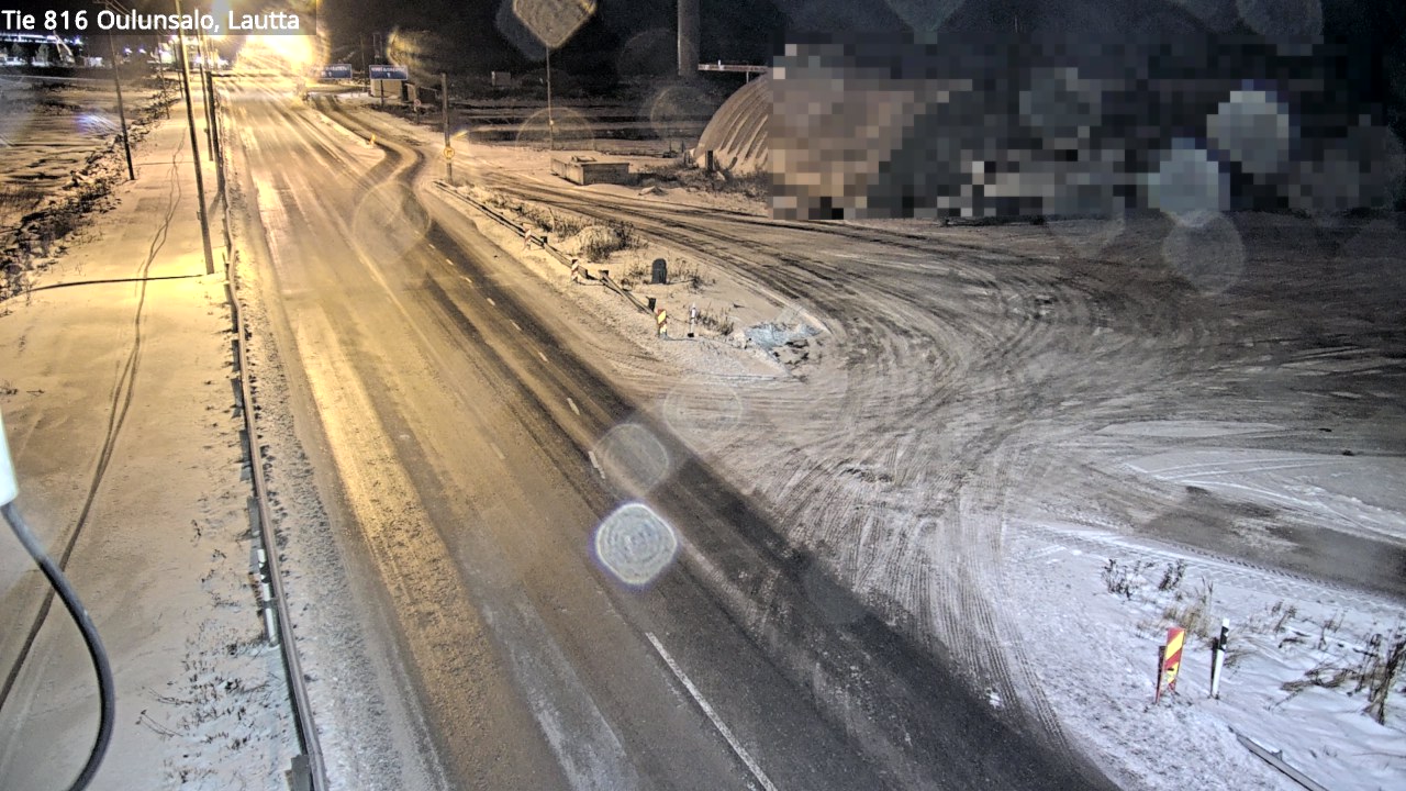 Weather Camera Image Väg 816 Uleåsalo, Oulu, Pohjois-Pohjanmaa