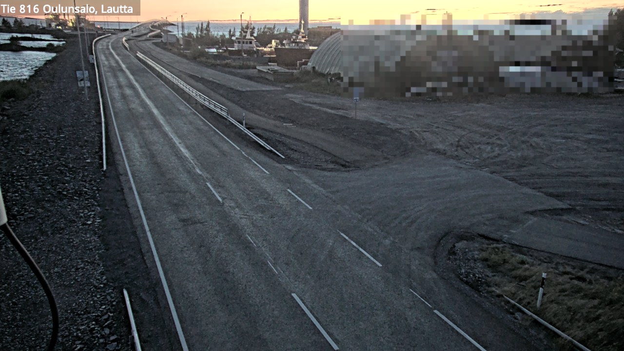 Kelikamerat Kuva Tie 816 Oulunsalo, lauttaranta, Oulu, Pohjois-Pohjanmaa