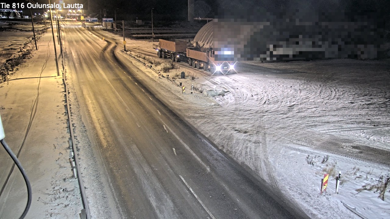 Weather Camera Image Väg 816 Uleåsalo, Oulu, Pohjois-Pohjanmaa