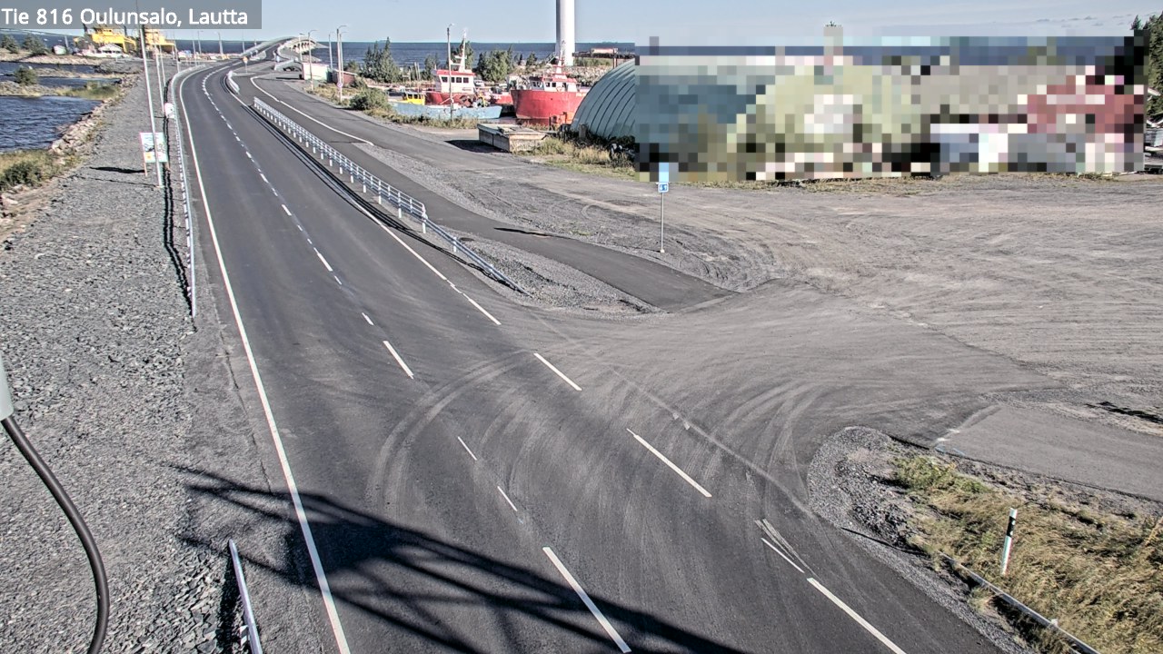 Kelikamerat Kuva Tie 816 Oulunsalo, lauttaranta, Oulu, Pohjois-Pohjanmaa