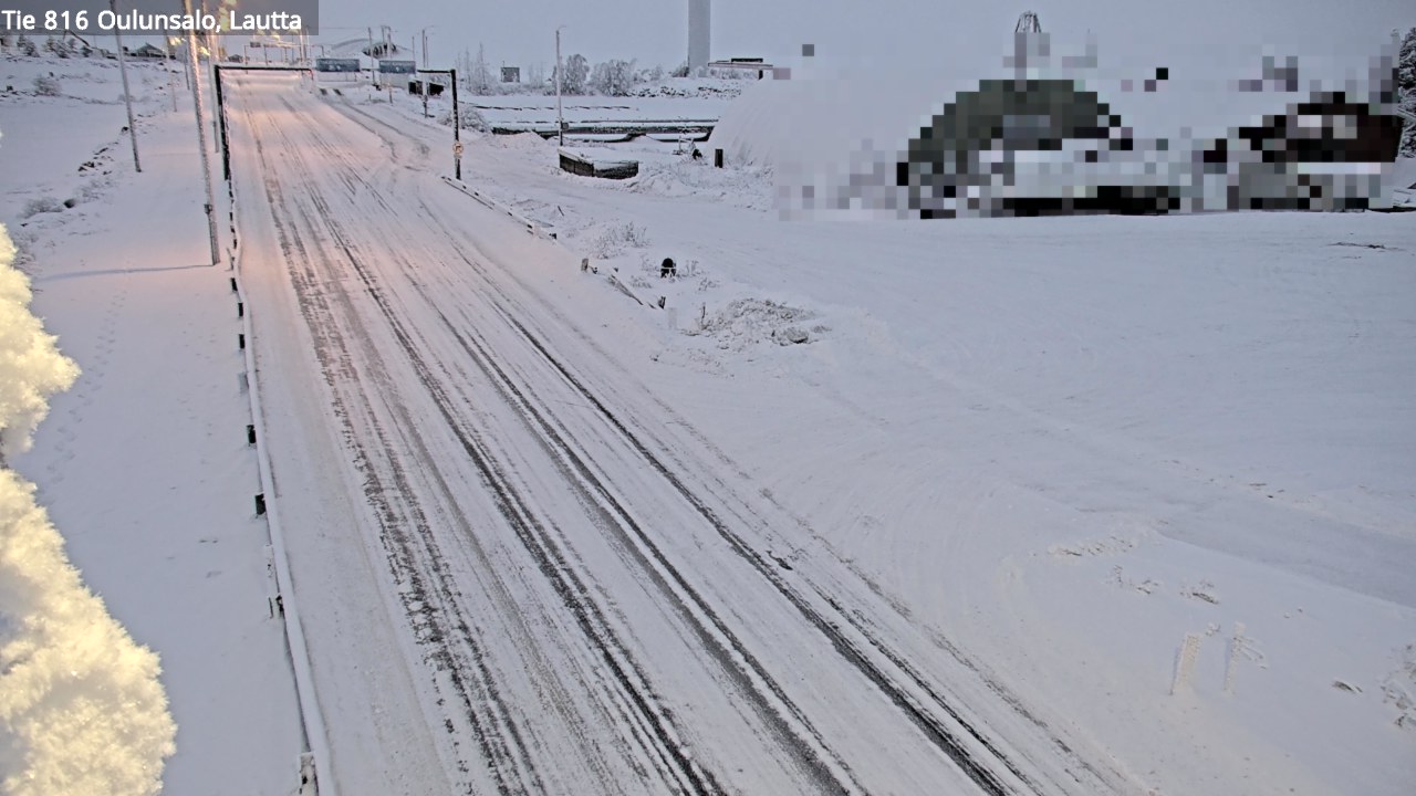 Weather Camera Image Road 816 Oulunsalo, Oulu, Pohjois-Pohjanmaa