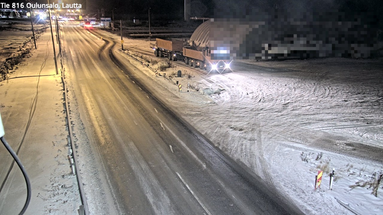 Weather Camera Image Väg 816 Uleåsalo, Oulu, Pohjois-Pohjanmaa