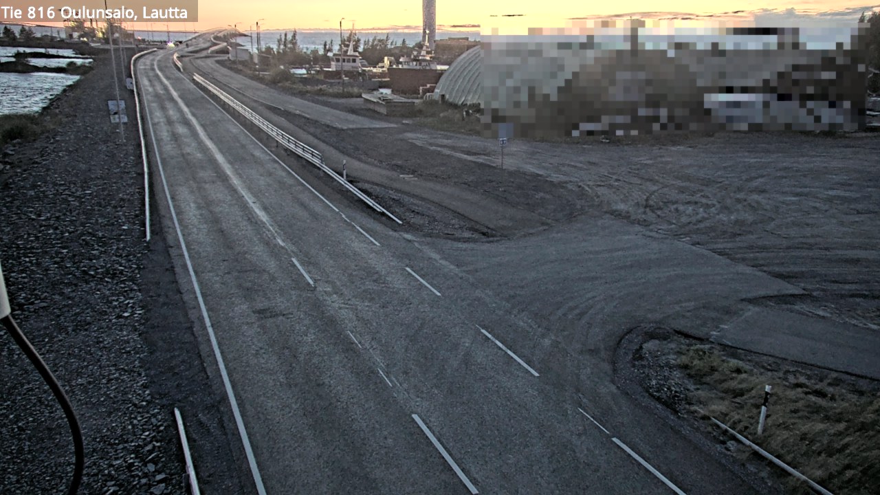Kelikamerat Kuva Tie 816 Oulunsalo, lauttaranta, Oulu, Pohjois-Pohjanmaa