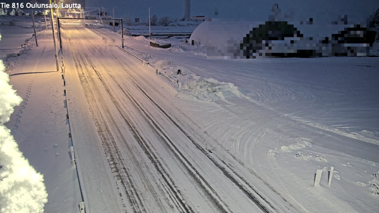 Weather Camera Image Road 816 Oulunsalo, Oulu, Pohjois-Pohjanmaa