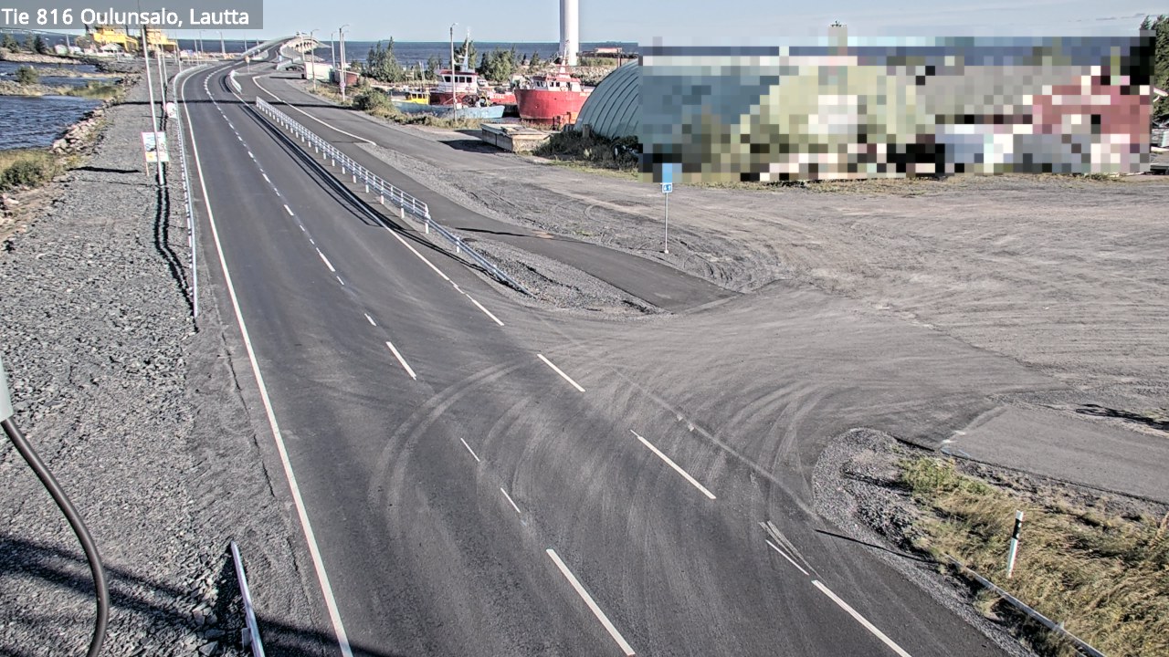 Kelikamerat Kuva Tie 816 Oulunsalo, lauttaranta, Oulu, Pohjois-Pohjanmaa