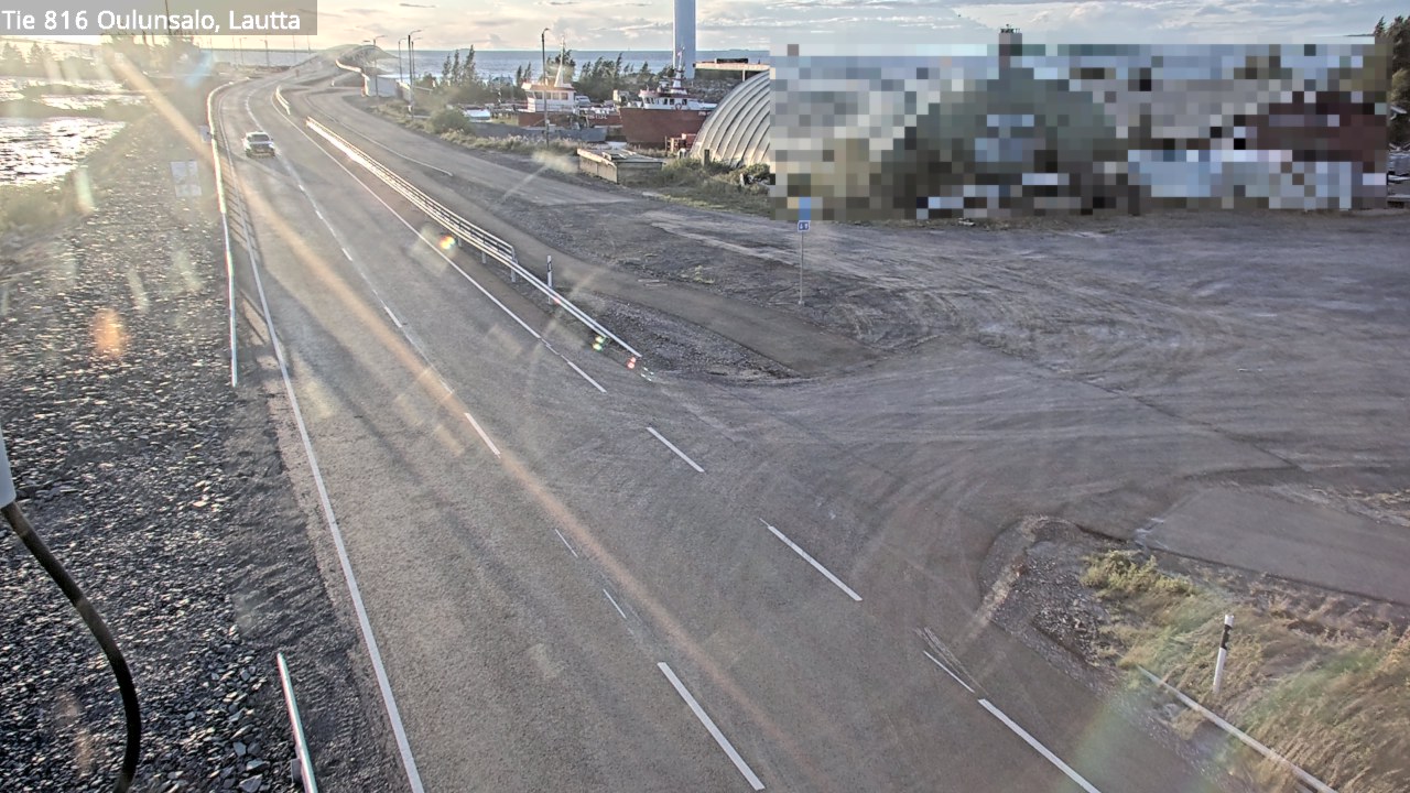 Kelikamerat Kuva Tie 816 Oulunsalo, lauttaranta, Oulu, Pohjois-Pohjanmaa