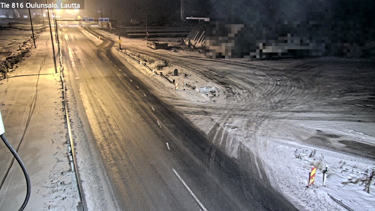 Weather Camera Image Väg 816 Uleåsalo, Oulu, Pohjois-Pohjanmaa