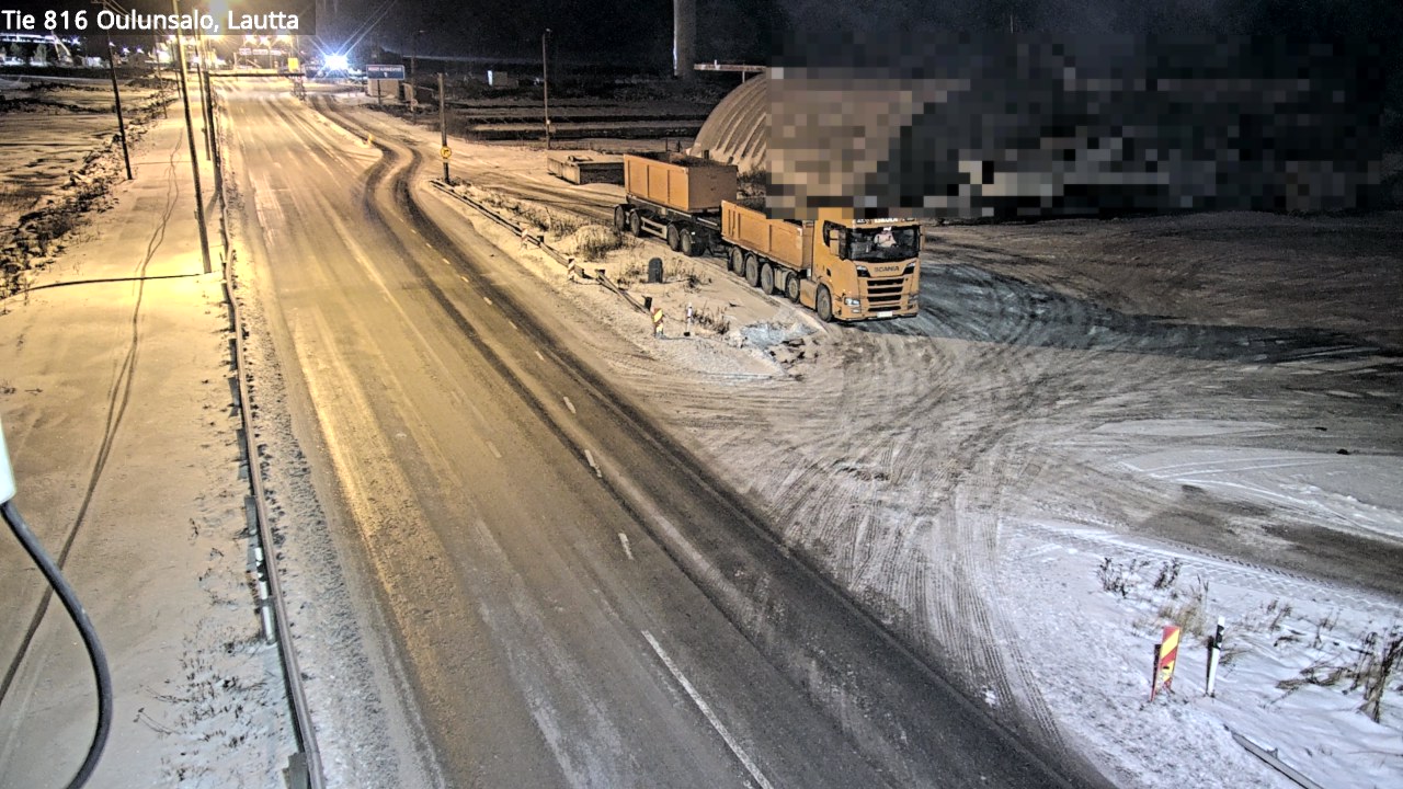 Weather Camera Image Väg 816 Uleåsalo, Oulu, Pohjois-Pohjanmaa