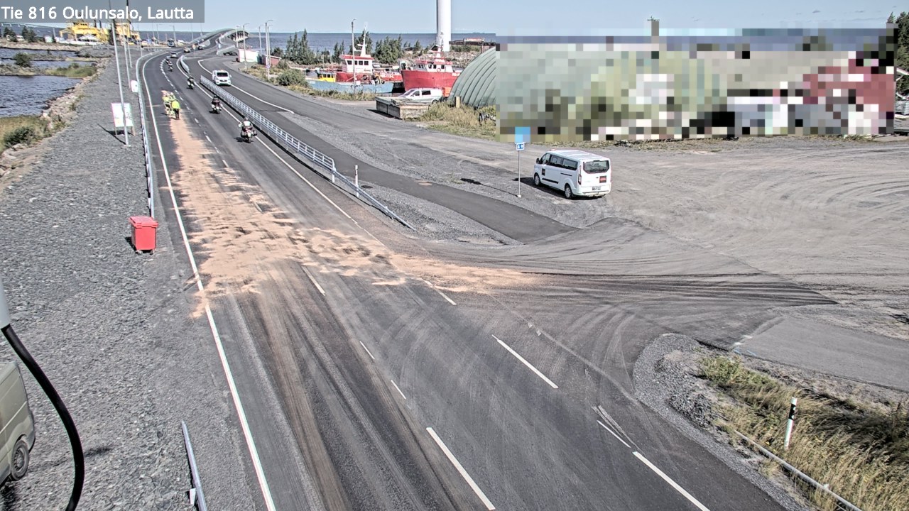 Weather Camera Image Road 816 Oulunsalo, Oulu, Pohjois-Pohjanmaa
