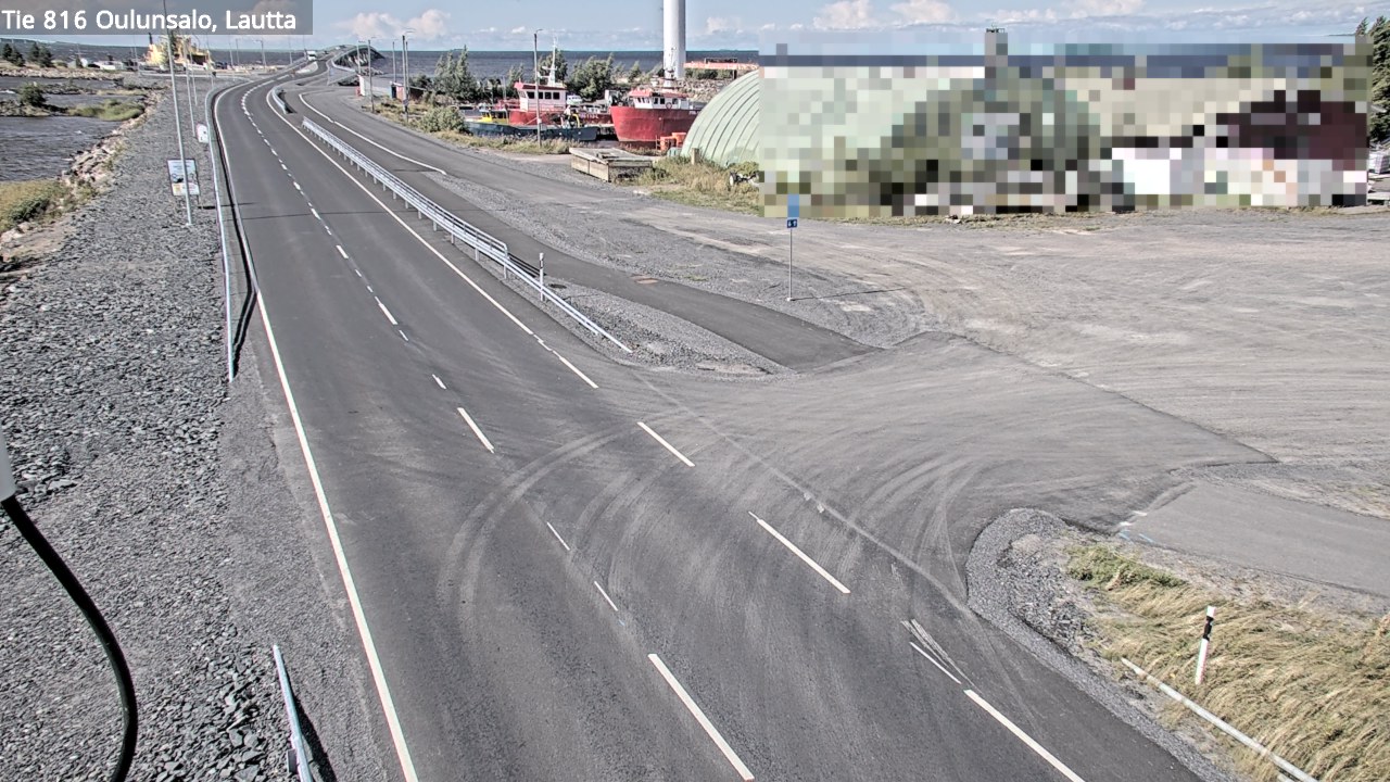 Kelikamerat Kuva Tie 816 Oulunsalo, lauttaranta, Oulu, Pohjois-Pohjanmaa