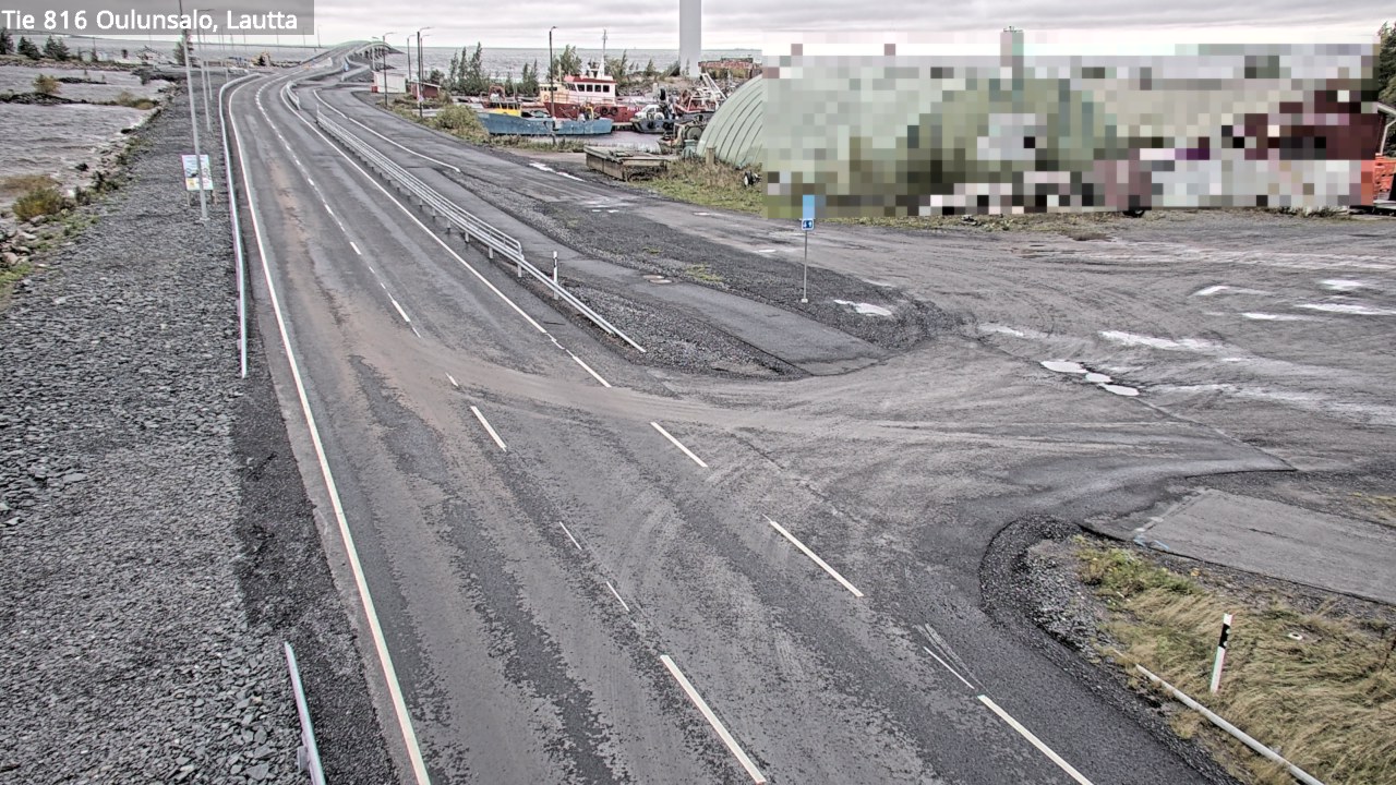 Kelikamerat Kuva Tie 816 Oulunsalo, lauttaranta, Oulu, Pohjois-Pohjanmaa