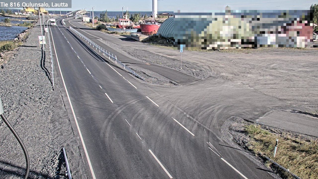 Kelikamerat Kuva Tie 816 Oulunsalo, lauttaranta, Oulu, Pohjois-Pohjanmaa
