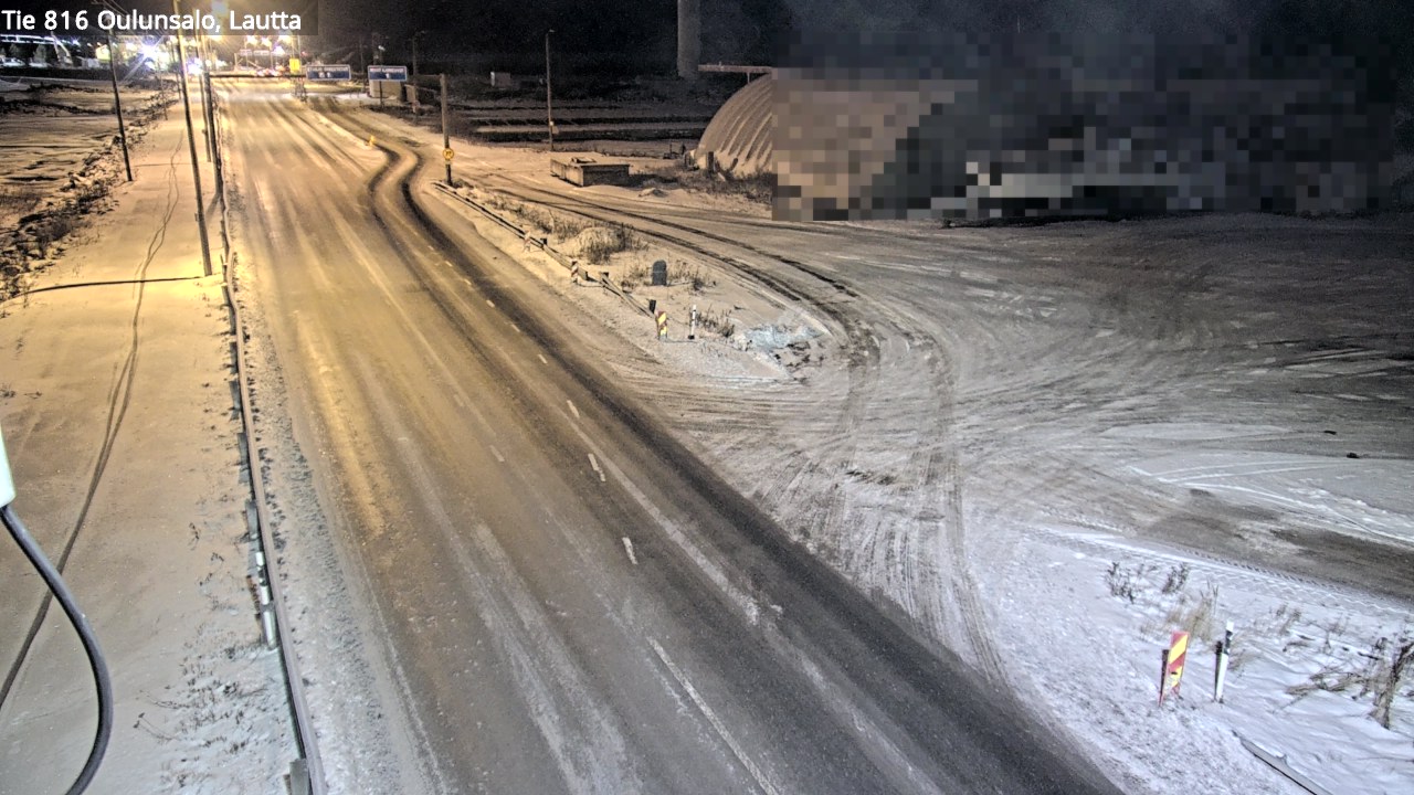 Weather Camera Image Väg 816 Uleåsalo, Oulu, Pohjois-Pohjanmaa