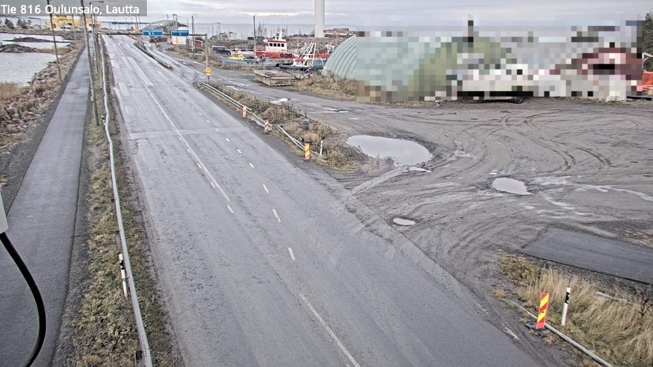 Kelikamerat Kuva Tie 816 Oulunsalo, lauttaranta, Oulu, Pohjois-Pohjanmaa