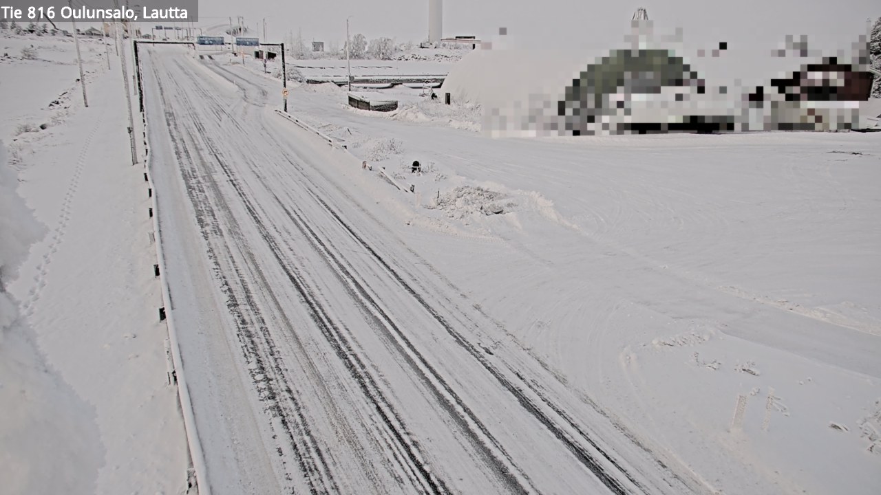 Weather Camera Image Road 816 Oulunsalo, Oulu, Pohjois-Pohjanmaa