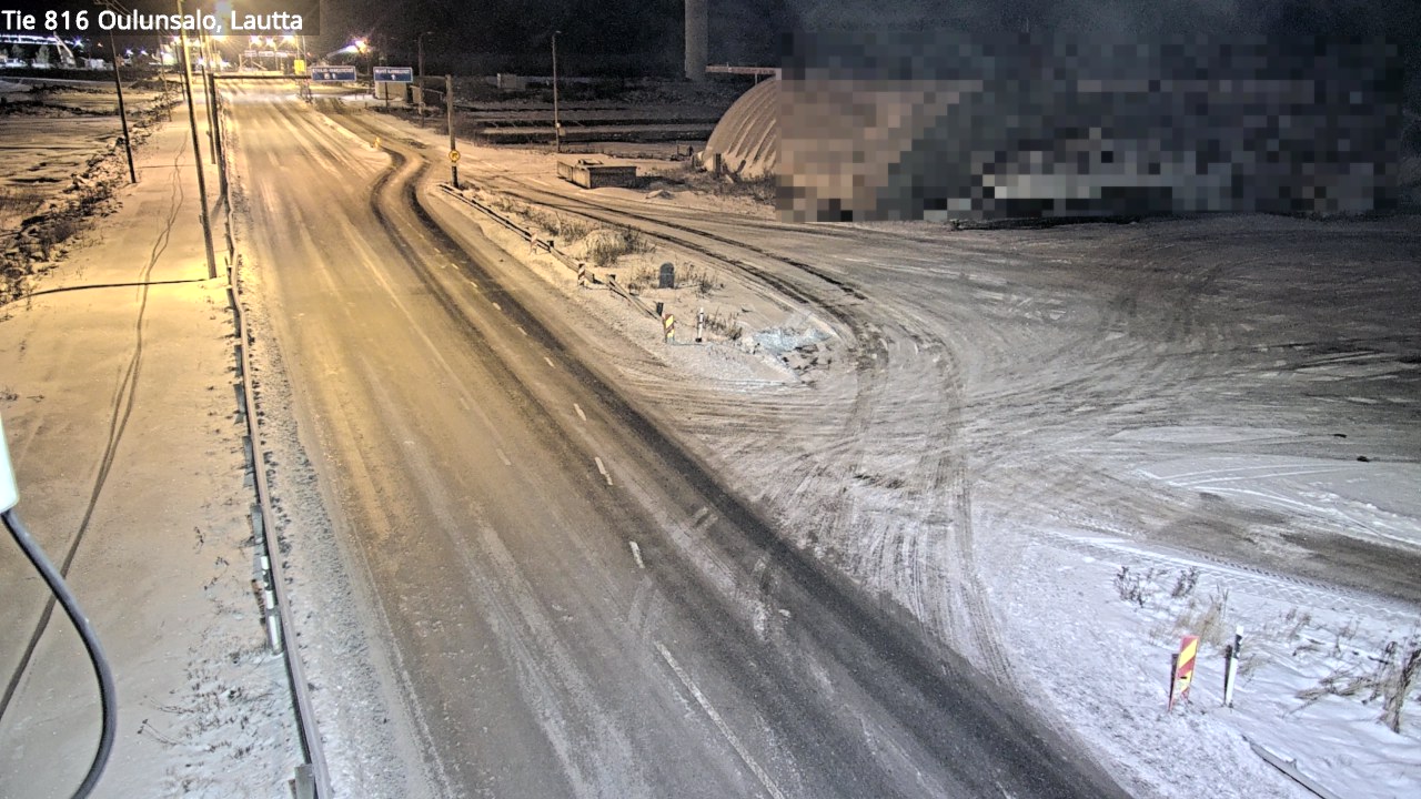 Weather Camera Image Väg 816 Uleåsalo, Oulu, Pohjois-Pohjanmaa