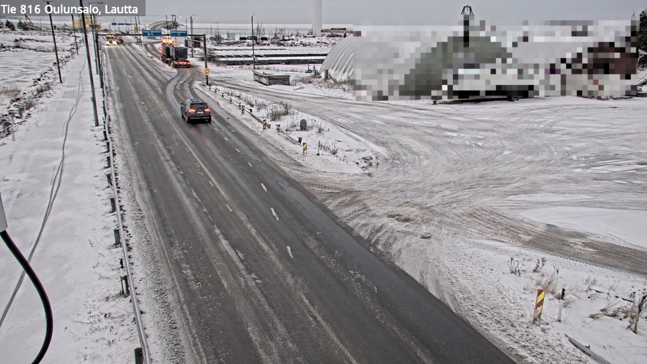 Weather Camera Image Väg 816 Uleåsalo, Oulu, Pohjois-Pohjanmaa