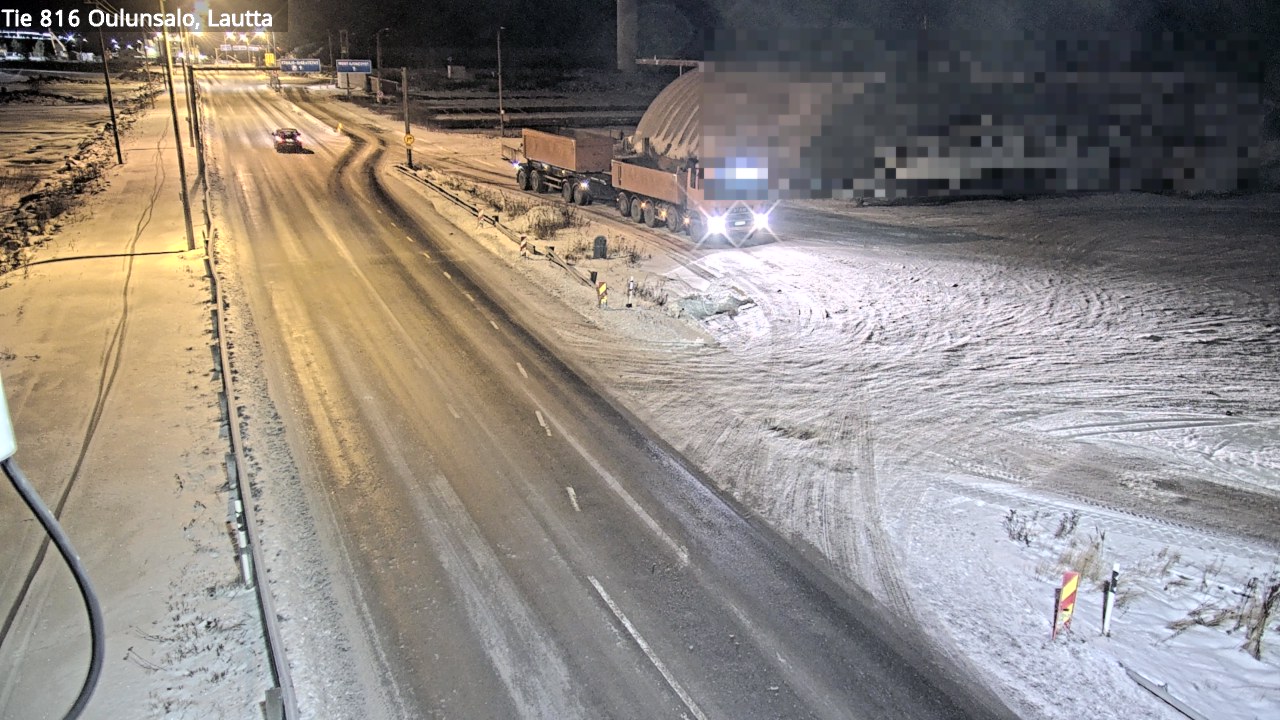 Weather Camera Image Väg 816 Uleåsalo, Oulu, Pohjois-Pohjanmaa