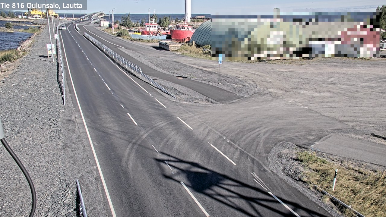 Kelikamerat Kuva Tie 816 Oulunsalo, lauttaranta, Oulu, Pohjois-Pohjanmaa