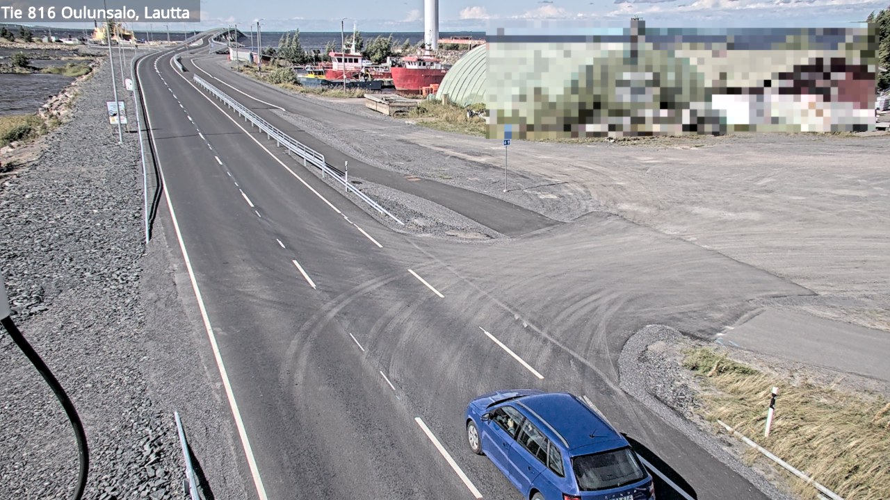 Kelikamerat Kuva Tie 816 Oulunsalo, lauttaranta, Oulu, Pohjois-Pohjanmaa