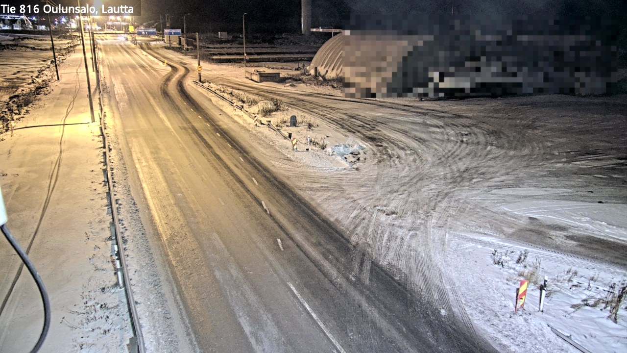 Weather Camera Image Väg 816 Uleåsalo, Oulu, Pohjois-Pohjanmaa