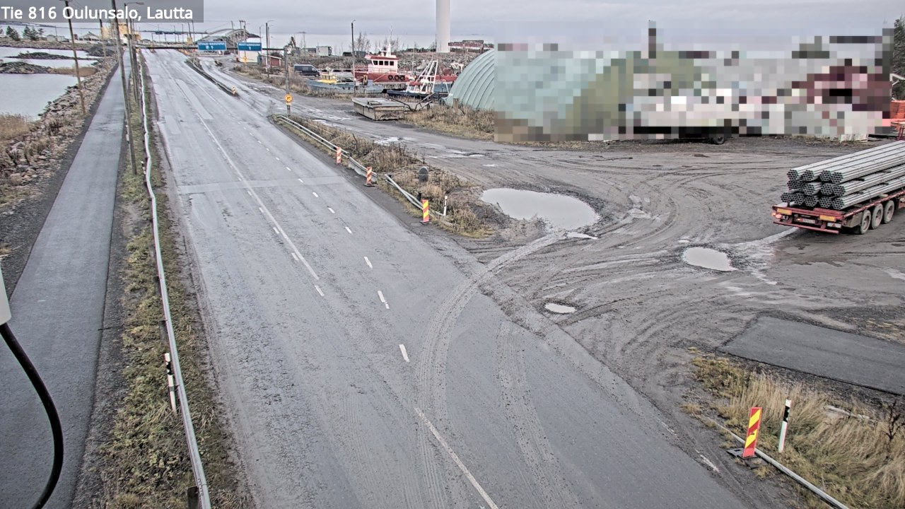 Kelikamerat Kuva Tie 816 Oulunsalo, lauttaranta, Oulu, Pohjois-Pohjanmaa